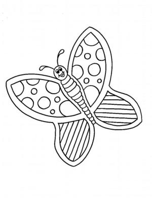 Kelebek boyama sayfası,  coloring page, Sevimli Kelebek Yazdırılabilir, 