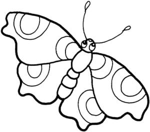 Kelebek boyama sayfası,  coloring page, Güzel Kelebek Resmi, 