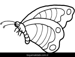 Kelebek boyama sayfası – yaratıcılığı geliştirir, keyifli zaman