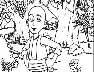 Keloğlan Masalları boyama sayfası,  coloring page, Kroki Keloğlan Masalları, 