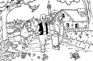 Keloğlan Masalları boyama sayfası,  coloring page, Tablo Keloğlan Masalları, 