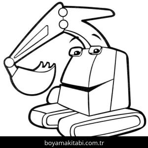 Kepçe boyama sayfası – eğlenceli etkinlik, el becerilerini geliştirir