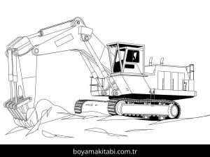 Kepçe boyama sayfası – eğitici aktivite, yaratıcılık