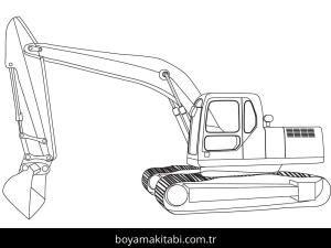 Kepçe boyama sayfası – çocuk aktivitesi, PDF indir