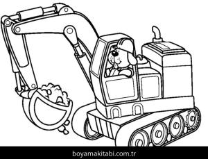 Kepçe boyama sayfası – boyama çalışması, yaratıcılığı geliştirir