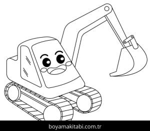 Kepçe boyama sayfası – yaratıcılık, eğlenceli etkinlik