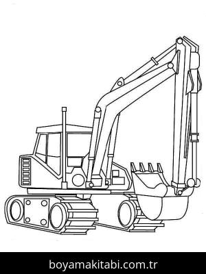 Kepçe boyama sayfası – el becerilerini geliştirir, boyama çalışması