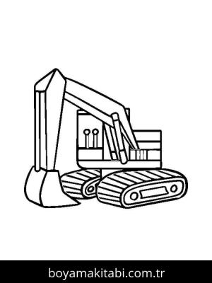 Kepçe boyama sayfası – evde etkinlik, ücretsiz yazdır