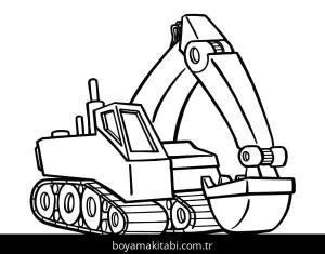 Kepçe boyama sayfası – keyifli zaman, renkli çizimler