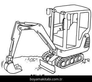 Kepçe boyama sayfası – el becerilerini geliştirir, boyama çalışması