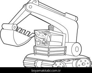 Kepçe boyama sayfası – yaratıcılığı geliştirir, keyifli zaman