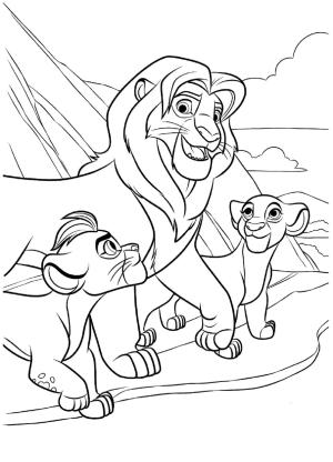 Kiara boyama sayfası,  coloring page, Kiara Ve Ailesi, 