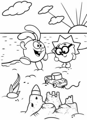 Kikoriki boyama sayfası,  coloring page, Kikoriki JPG, 