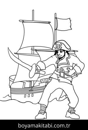 Kılıç boyama sayfası – boyama çalışması, yaratıcılığı geliştirir