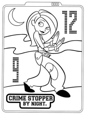 Kim Possible boyama sayfası,  coloring page, Oldukça Kim Mümkün, 