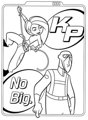 Kim Possible boyama sayfası,  coloring page, Kim Olası Ücretsiz Yazdırılabilir, 