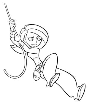 Kim Possible boyama sayfası,  coloring page, Şaşırtıcı Kim Mümkün, 