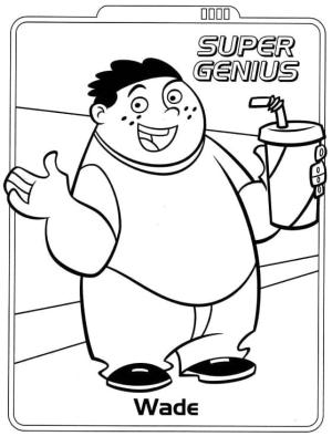 Kim Possible boyama sayfası,  coloring page, Kim mümkün’den Wade, 