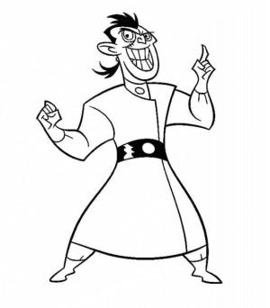 Kim Possible boyama sayfası,  coloring page, Dr. Drakken Ücretsiz, 