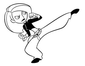 Kim Possible boyama sayfası,  coloring page, Havalı Kim Mümkün, 