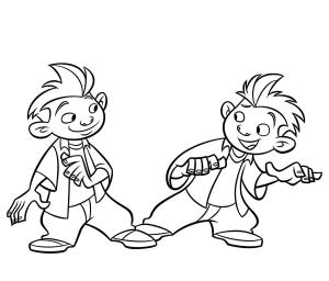 Kim Possible boyama sayfası,  coloring page, Jim ve Tim Mümkün, 