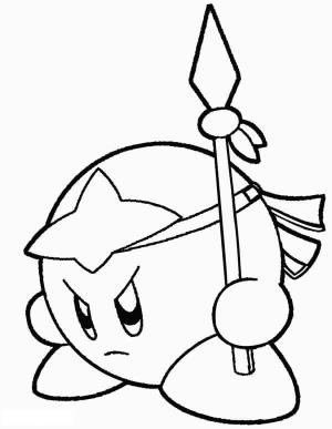 Kirby boyama sayfası,  coloring page, Kirby Savaşı, 