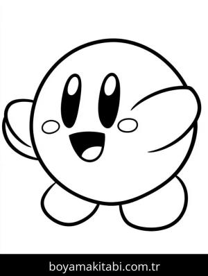Kirby boyama sayfası – yaratıcılık, eğlenceli etkinlik