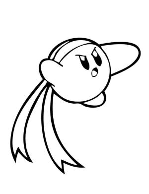 Kirby boyama sayfası,  coloring page, Kungfu Kirby, 