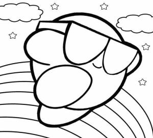 Kirby boyama sayfası,  coloring page, Kirby ücretleri, 