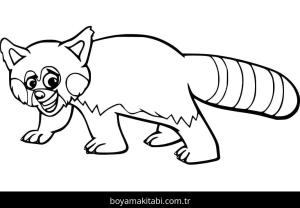 Kırmızı Panda boyama sayfası – yaratıcılığı geliştirir, keyifli zaman