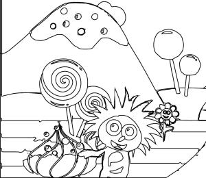 Kirpi Piki boyama sayfası,  coloring page, Çocuklar için Kirpi Puki ücretsiz baskı, 