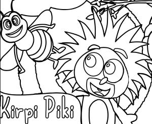 Kirpi Piki boyama sayfası,  coloring page, Kirpi Piki Anahat, 