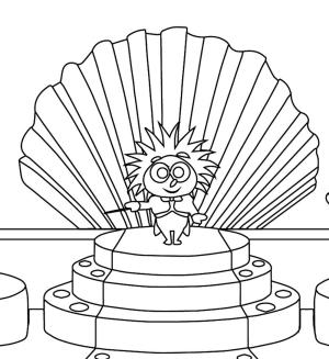 Kirpi Piki boyama sayfası,  coloring page, Kirpi Piki ücretsiz resim, 