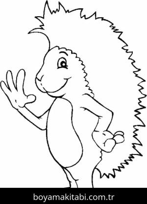 Kirpi boyama sayfası – yaratıcılığı geliştirir, keyifli zaman