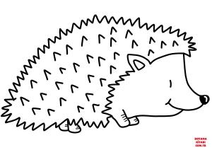 Kirpi boyama sayfası, Hedgehog coloring page, , hedgehog cute hedgehog 