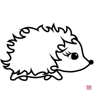 Kirpi boyama sayfası, Hedgehog coloring page, , hedgehog cute cartoon hedgehog 