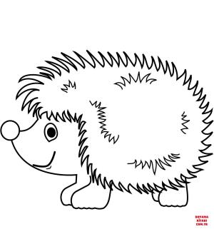 Kirpi boyama sayfası, Hedgehog coloring page, , hedgehog cute hedgehog 