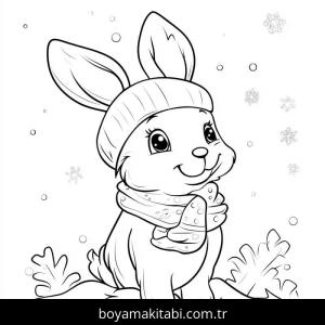 Kış Mevsimi boyama sayfası – renkli çizimler, okul öncesi