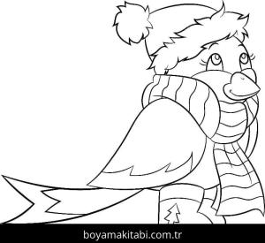 Kış Mevsimi boyama sayfası – eğitici aktivite, yaratıcılık