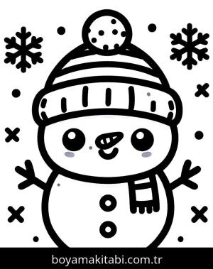 Kış boyama sayfası,  coloring page, , 
