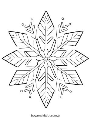 Kış boyama sayfası – eğlenceli etkinlik, el becerilerini geliştirir