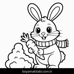 Kış boyama sayfası – kolay boyama, eğitici aktivite