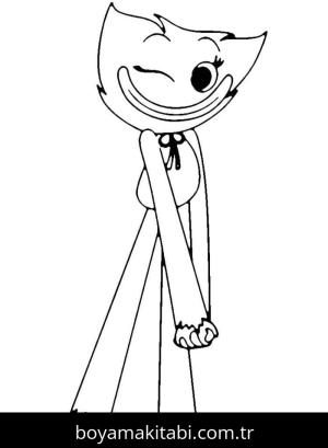 Kissy Missy boyama sayfası – renkli çizimler, okul öncesi