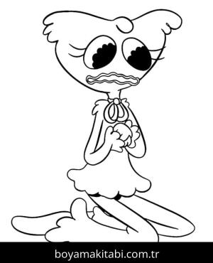 Kissy Missy boyama sayfası – boyama çalışması, yaratıcılığı geliştirir