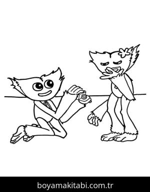 Kissy Missy boyama sayfası – boyama etkinliği, çocuk aktivitesi