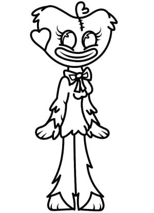 Kissy Missy boyama sayfası,  coloring page, Poppy’yi çiz Oyun zamanı Kissy Missy, 