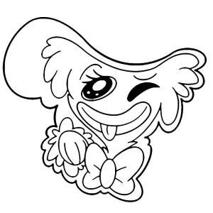 Kissy Missy boyama sayfası,  coloring page, Sevimli Kissy Missy’yi Ücretsiz Çiz, 