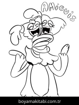 Kissy Missy boyama sayfası – PDF indir, sevimli karakter
