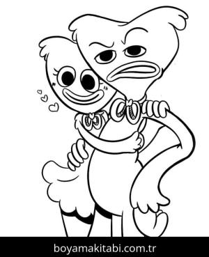 Kissy Missy boyama sayfası – el becerilerini geliştirir, boyama çalışması
