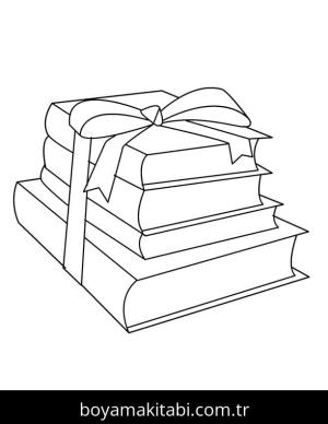 Kitap boyama sayfası – basit çizim, kolay boyama